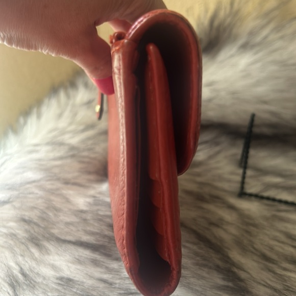 Coach burnt Orange Wallet, GUC - Picture 5 of 13